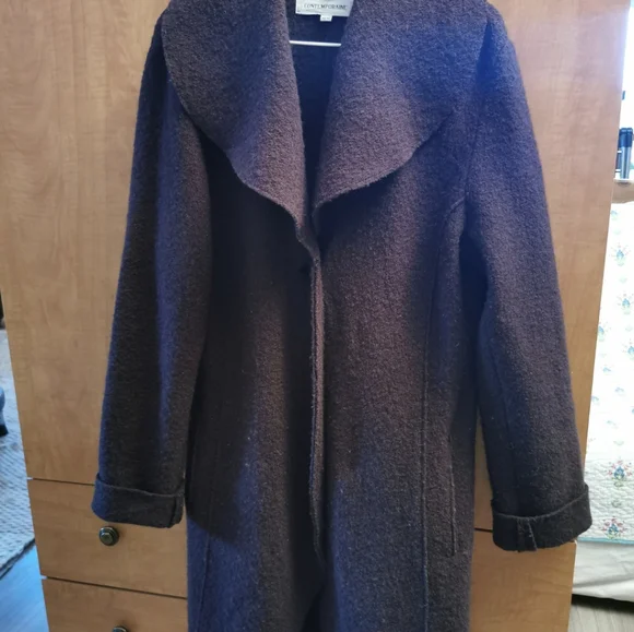 Pure wool coat jacket - Picture 3 of 6